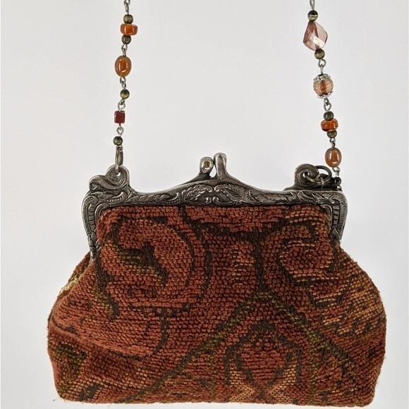 Shakeel's Concepts Vintage Handbag Sz Small - Picture 7 of 9